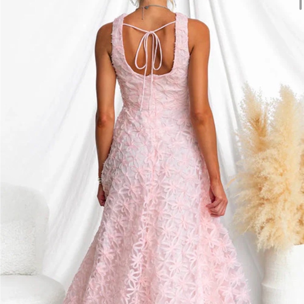 Pink Lace Dress